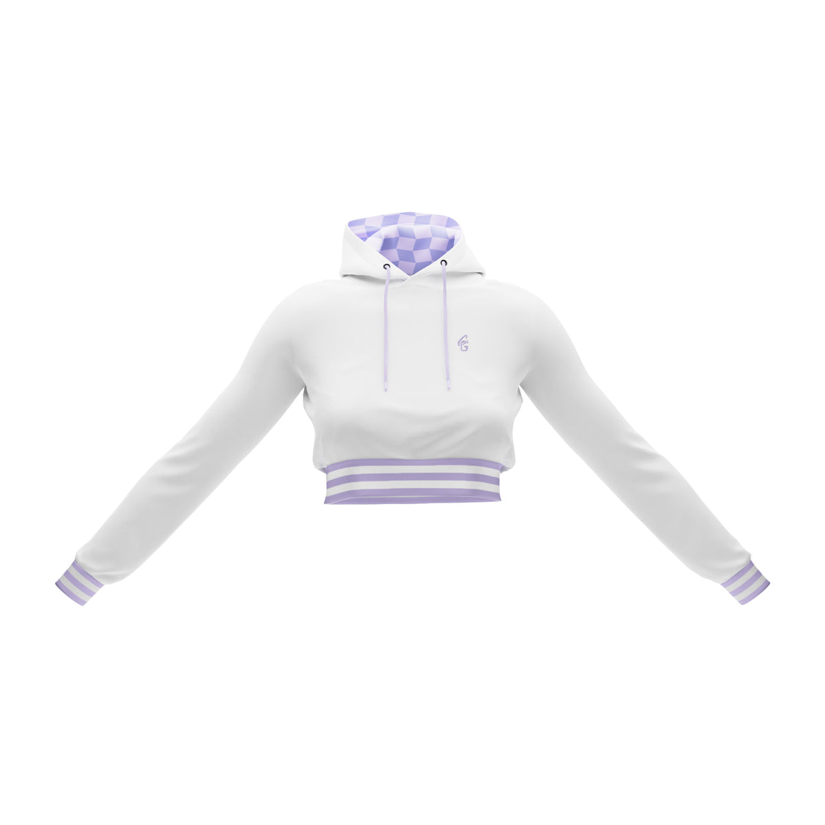 adidas originals cropped hoodie purple glow