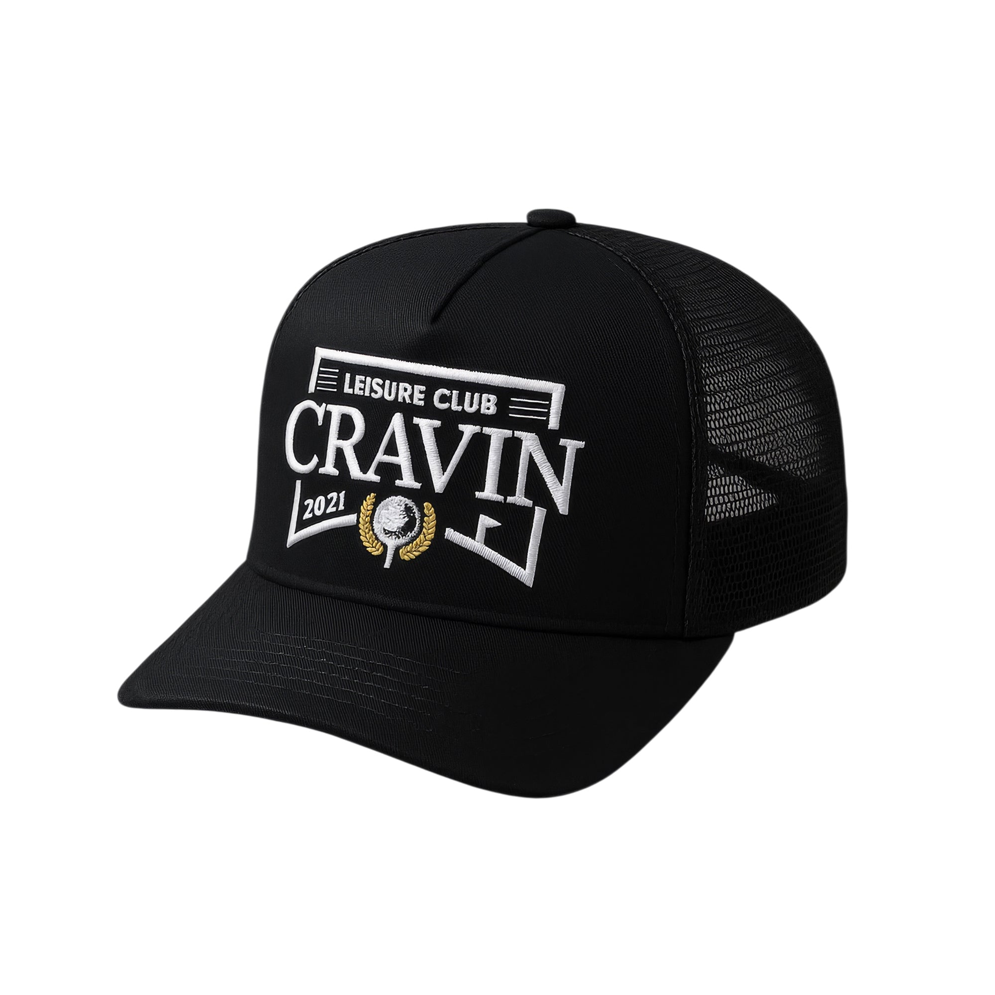 Black Golf Trucker