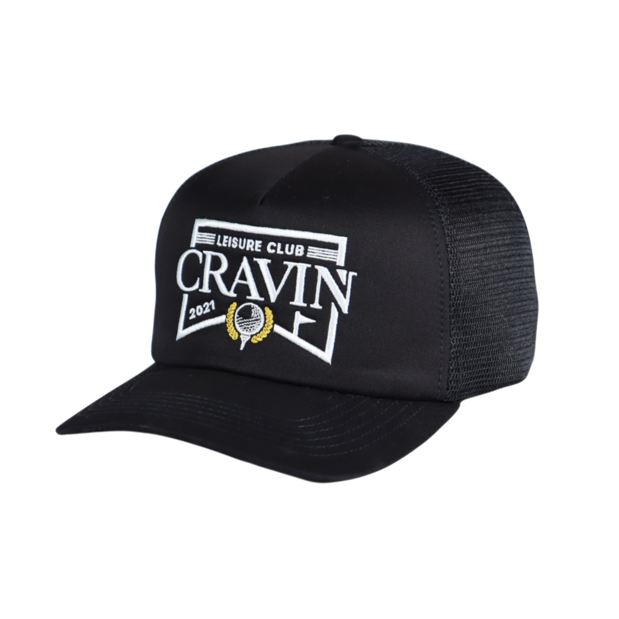 Black Golf Trucker