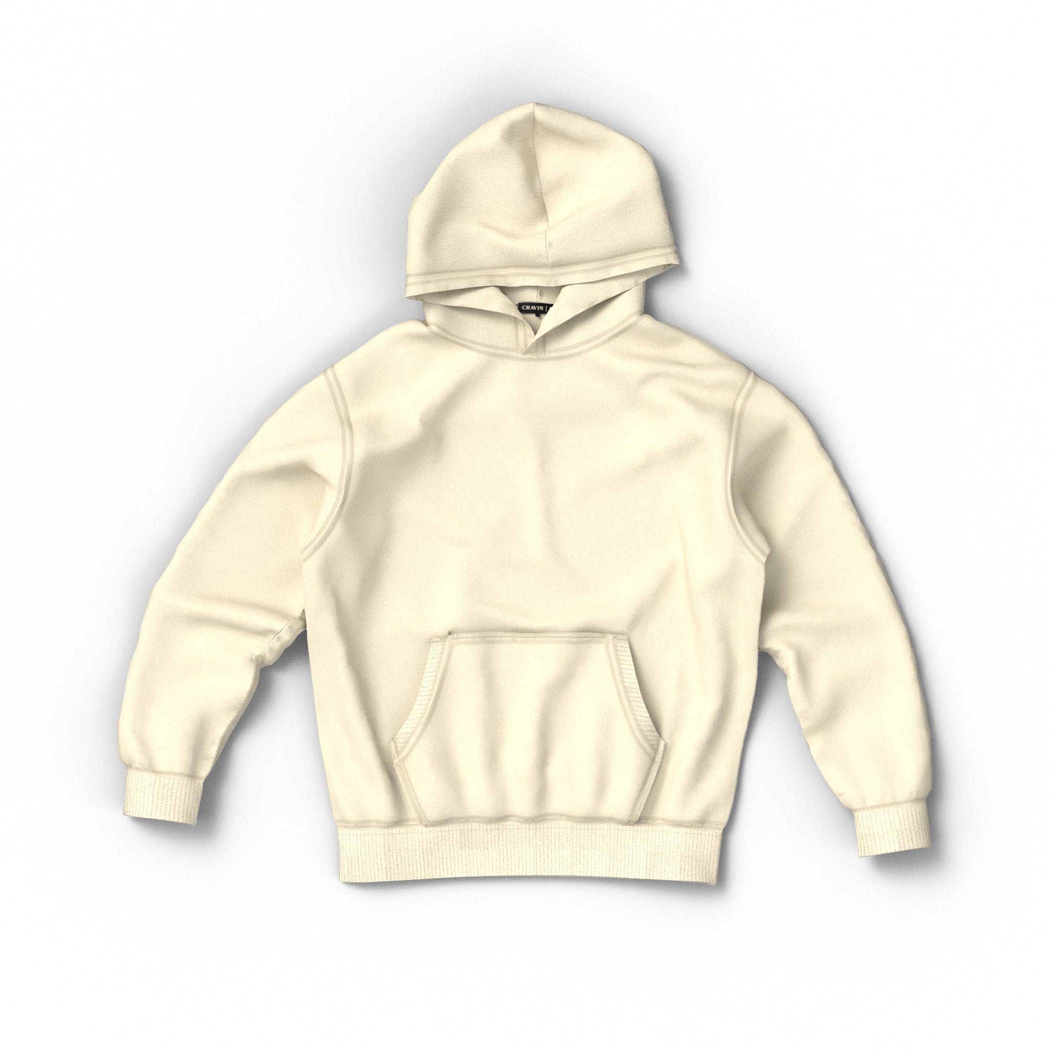 Vintage Cream Hoodie (Blank)