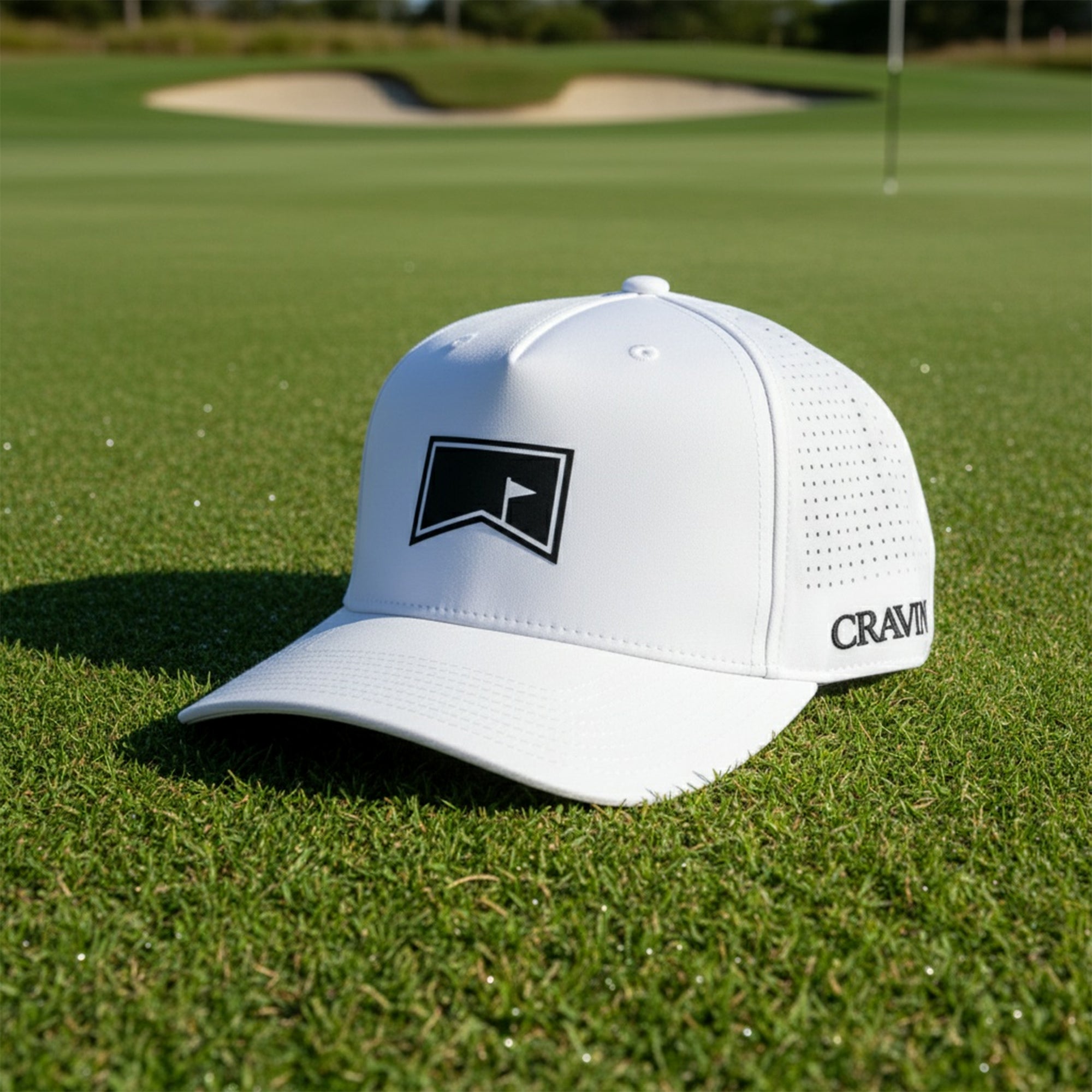 Flag Series Performance Snapback White
