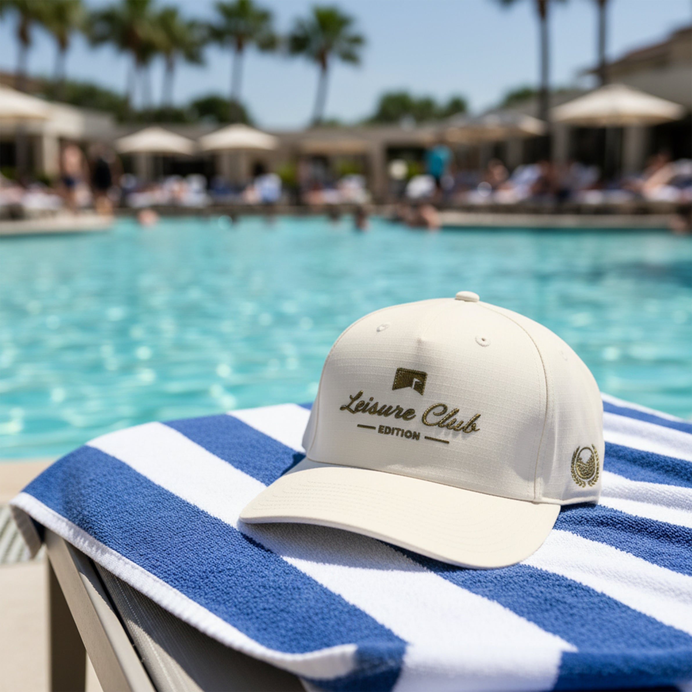 Leisure Club Edition Ripstop Snapback Cream